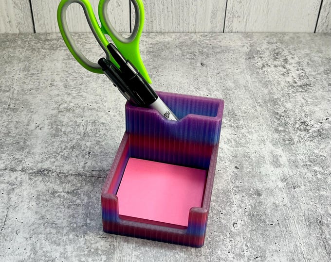 Sticky Note - Pen Holder - Desk Organizer - 3D Printed