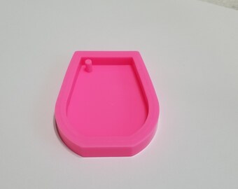 MAY CLEARANCE - Pink Silicone Wine Glass Mold