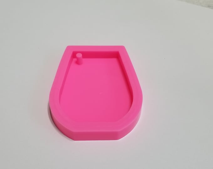 JUNE CLEARANCE - Pink Silicone Wine Glass Mold