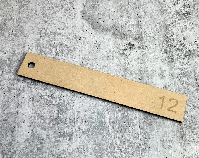 READ DESCRIPTION - 12 Inch Ribbon Tail Ruler - Wreath Making, Ribbon Ruler- Scratch and Dent Sale