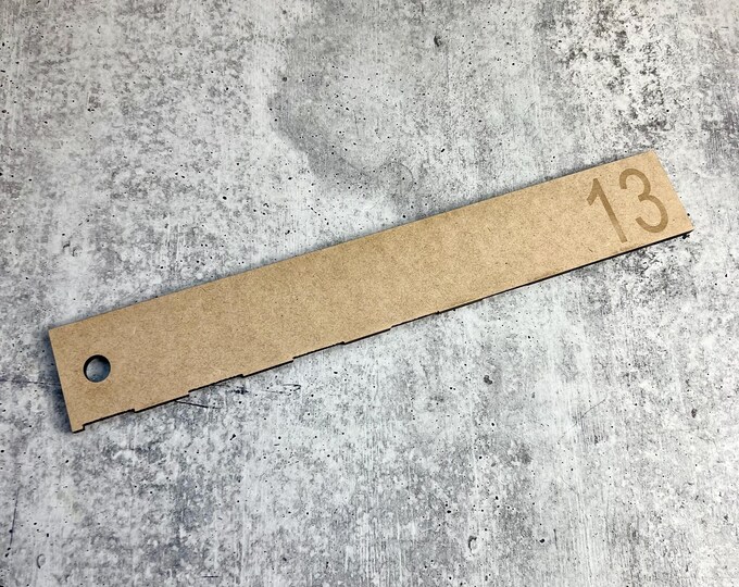 READ DESCRIPTION - 13 Inch Ribbon Tail Ruler - Wreath Making, Ribbon Ruler- Scratch and Dent Sale