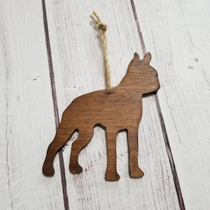 Boston Terrier Christmas Ornament - Farmhouse | Decor | Christmas | Dog Breed