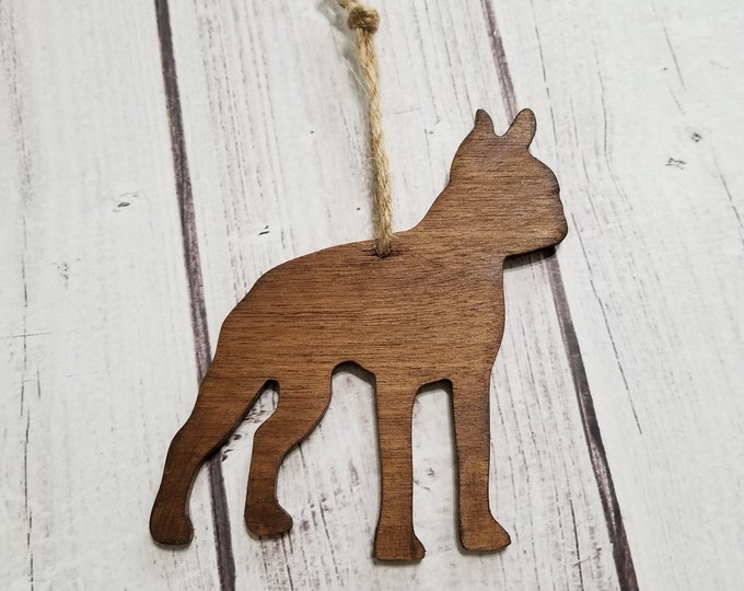 Boston Terrier Christmas Ornament - Farmhouse | Decor | Christmas | Dog Breed