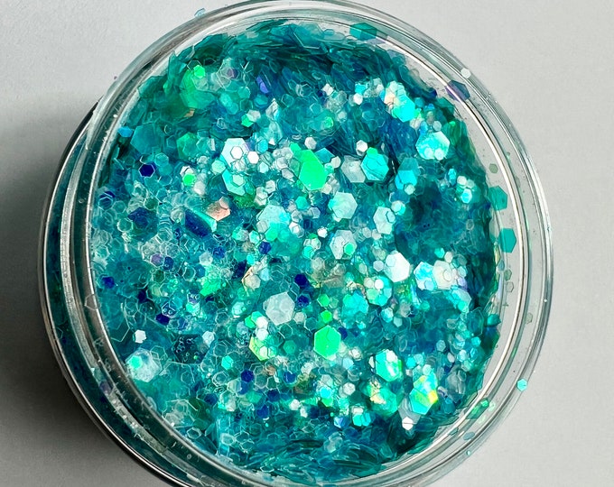 JUNE CLEARANCE - Bahama Glitter Mix - Available in 1 oz, 1/2 oz