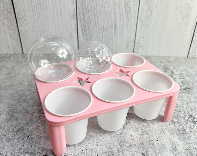 Ornament Cradle Drip Station - Christmas - Pink