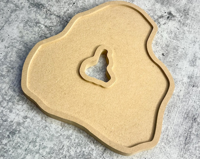 Hollow Geode Blank for acrylic pouring or resin art (CC) - 8.75"