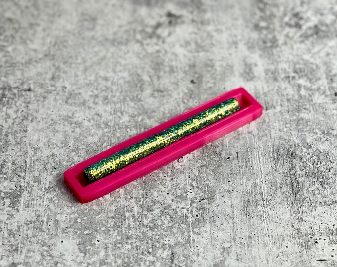 Epoxy Pen Cradle - Glitter Pen Cradle - Pink