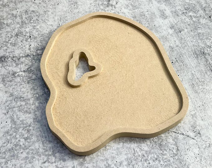 Hollow Geode Blank for acrylic pouring or resin art (BB) - 8"