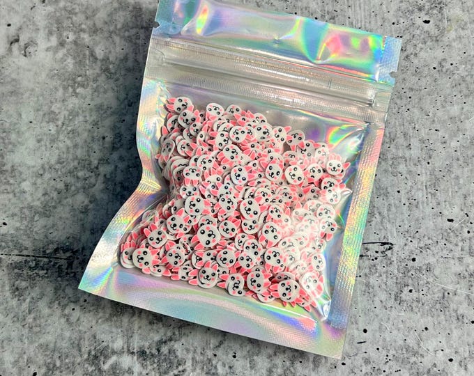 Bunny Polymer Clay Pieces - 1 oz or 1/2 oz - Easter - Spring - Slime