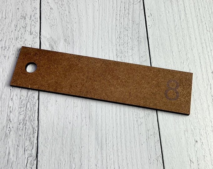 CLEARANCE - 8 Inch Ribbon Tail Ruler - Wreath Making, Ribbon Ruler