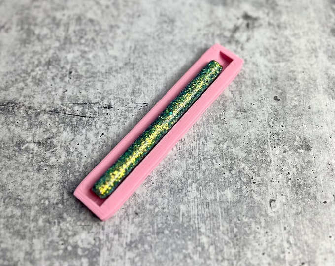 Epoxy Pen Cradle - Glitter Pen Cradle - Pink