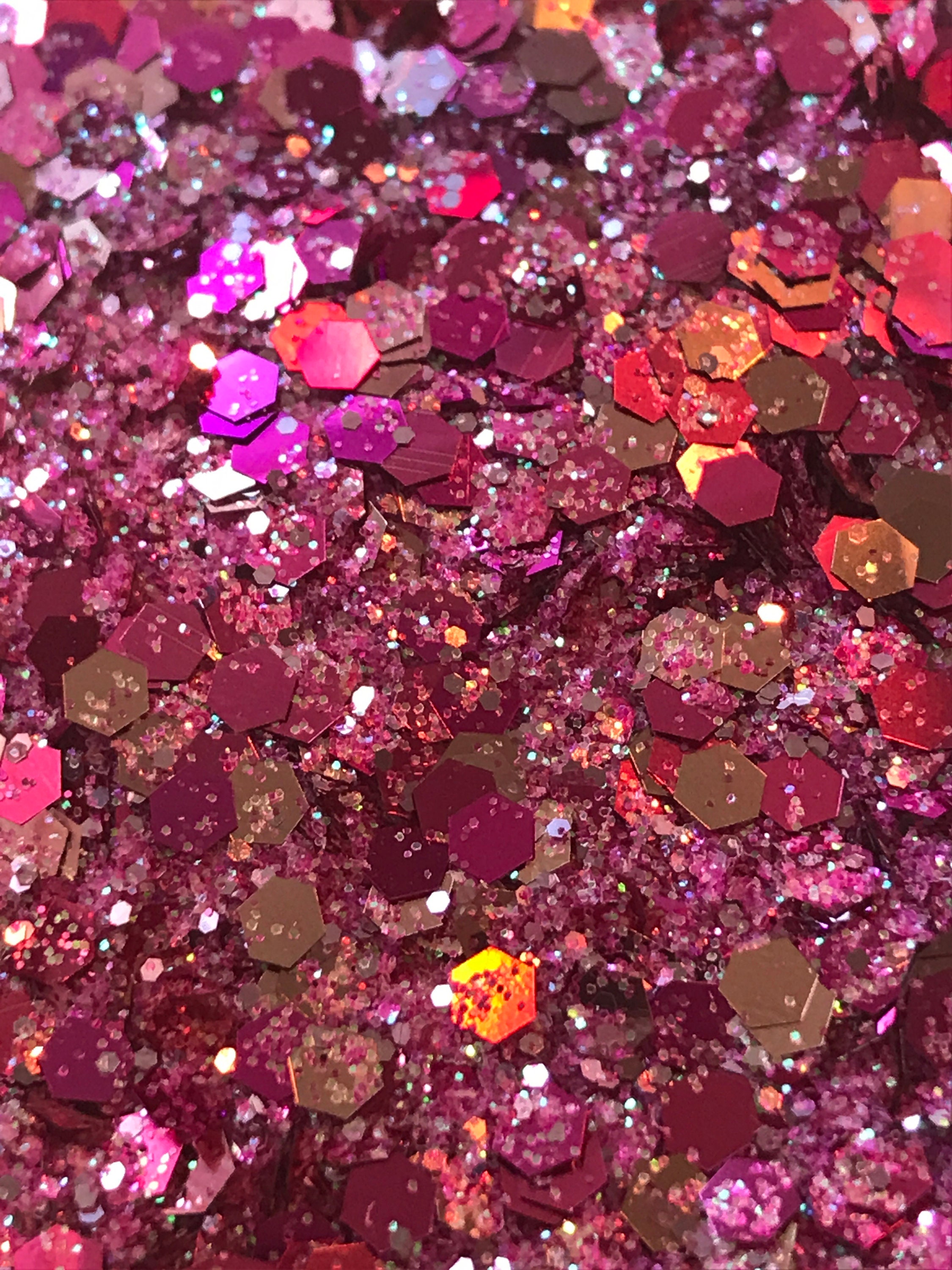 Rebellious Raspberry Glitter Mix - 1 oz