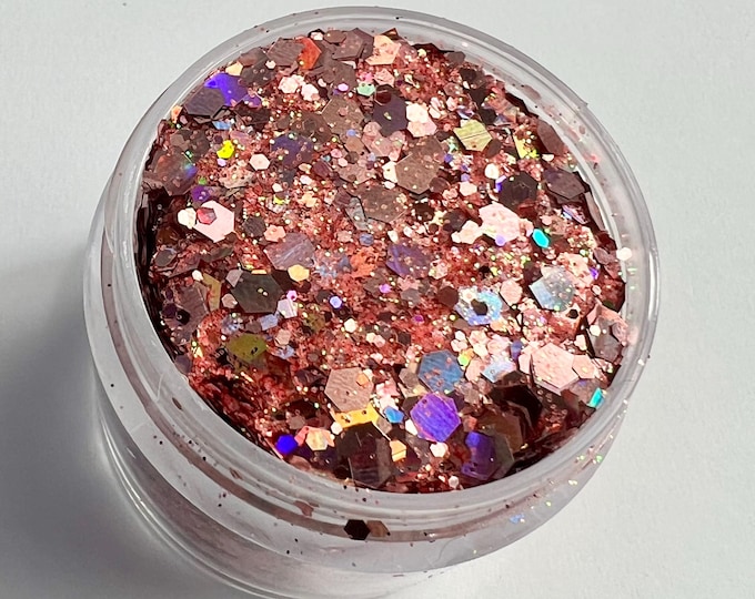 CLEARANCE - Pink Carnation Glitter Mix - Available in 1 oz