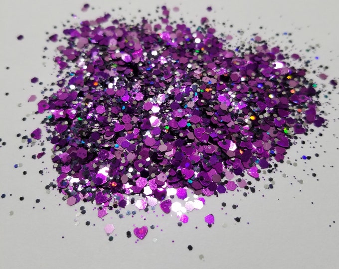 Sugar Plum Pink Glitter Mix - Available in 1,2, or 4 oz