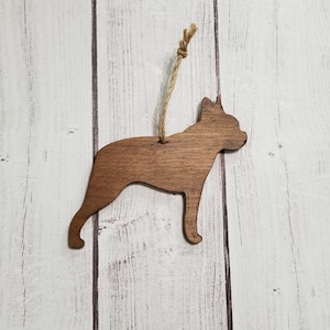 Boston Terrier Christmas Ornament - Farmhouse | Decor | Christmas | Dog Breed
