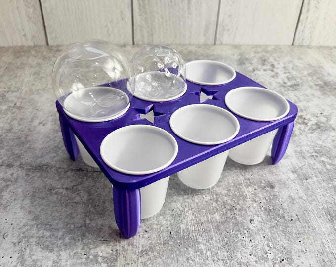 Ornament Cradle Drip Station - Christmas - Purple
