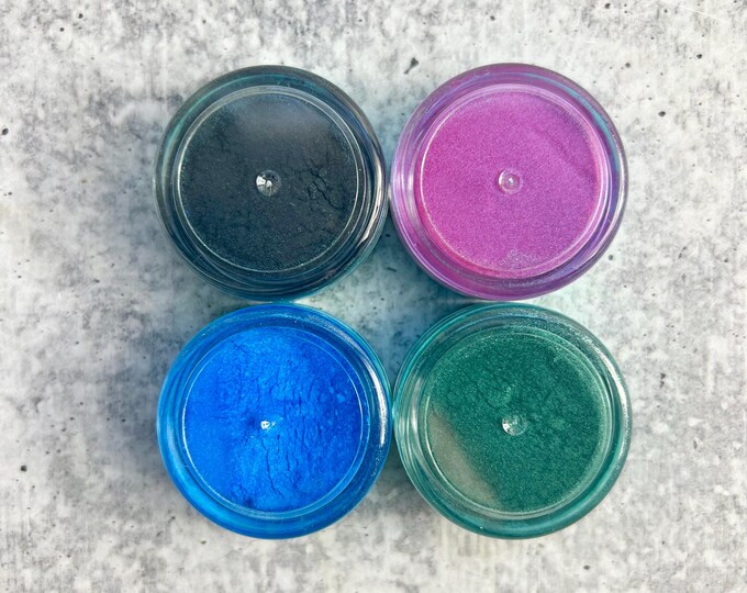 Set of 4 Mica Powders - 10 gram jars - C