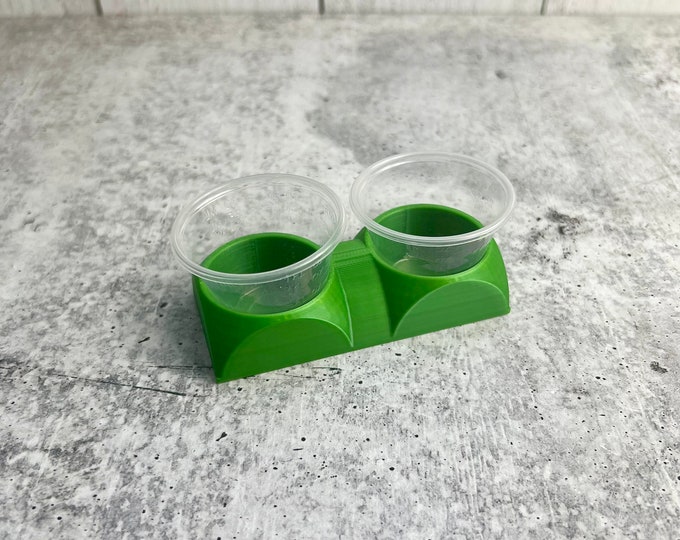 Mixing Cup Holder - 1 oz (30ml) - 2 Count - Green