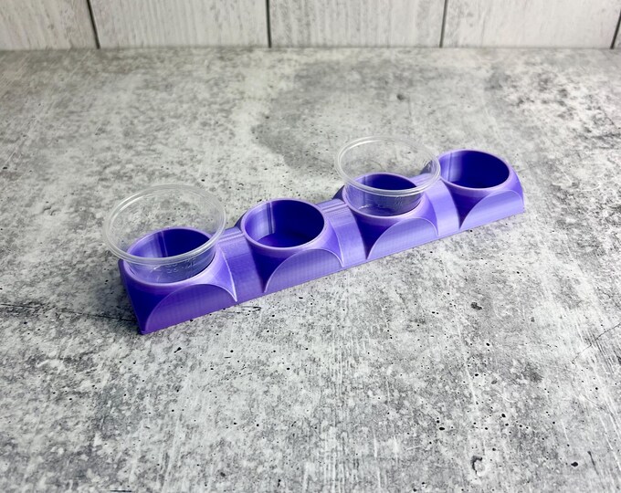 Mixing Cup Holder - 1 oz (30ml) - 4 Count - purple