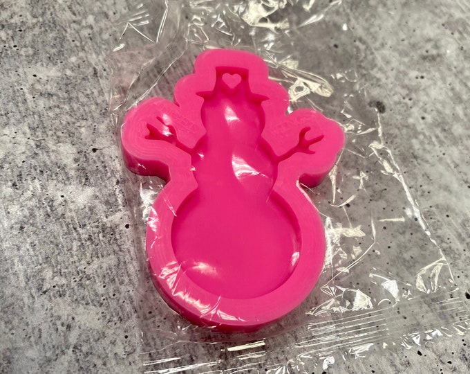 JUNE CLEARANCE - Snowman Silicone Mold - Christmas Mold