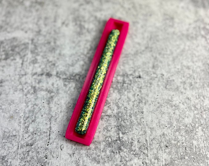 Epoxy Pen Cradle - Glitter Pen Cradle - Pink