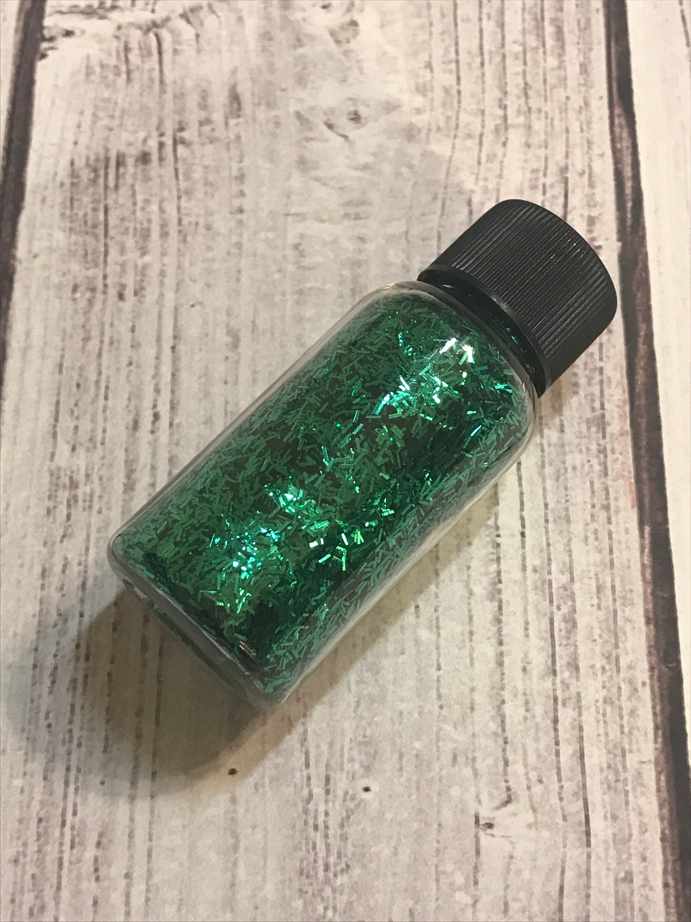 Green Tinsel Glitter 1 oz