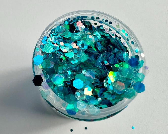 JUNE CLEARANCE - Marine Glitter Mix - Available in 1/2 oz