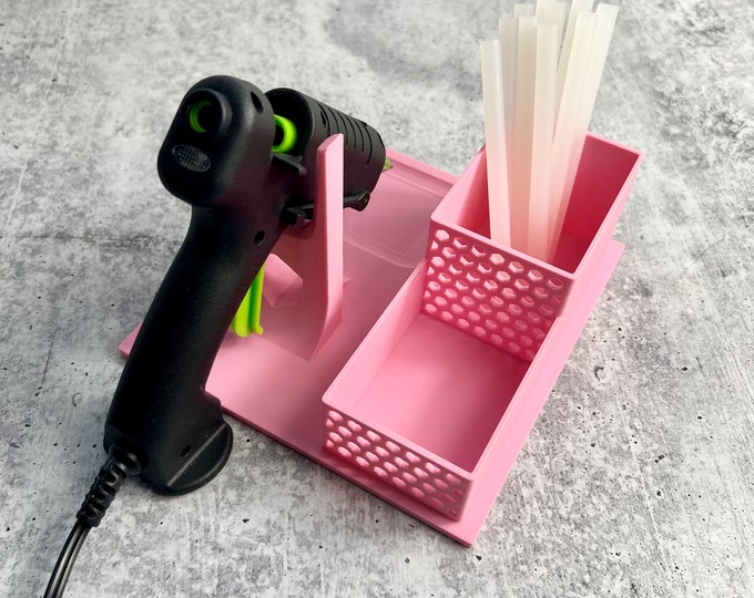 Small /  Mini Glue Gun Holder - Pink