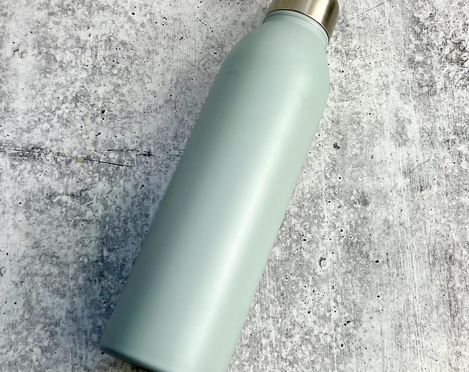 SCRATCH & DENT - Stainless Steel water bottle, 17 oz - Gray