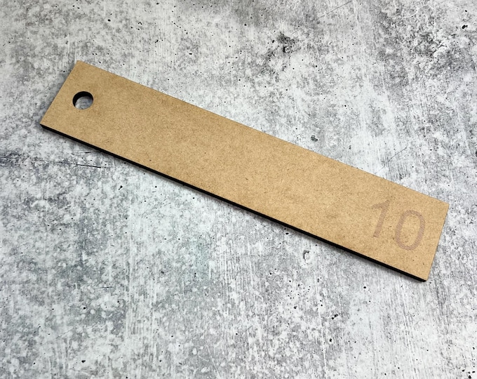 READ DESCRIPTION - 10 Inch Ribbon Tail Ruler - Wreath Making, Ribbon Ruler- Scratch and Dent Sale