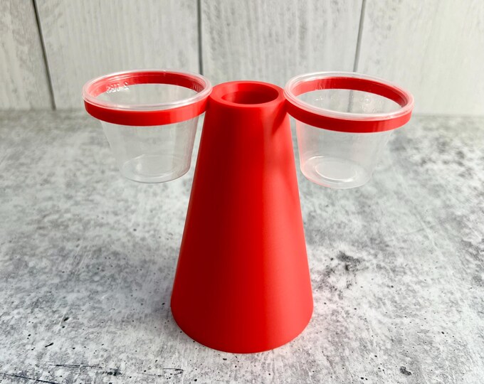 Mixing Cup Holder - 1 oz (30ml) - 2 Count - red