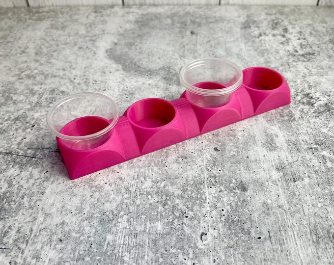 Mixing Cup Holder - 1 oz (30ml) - 4 Count - Pink