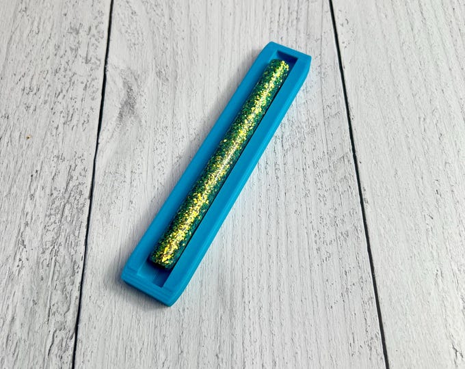 Epoxy Pen Cradle - Glitter Pen Cradle - Blue