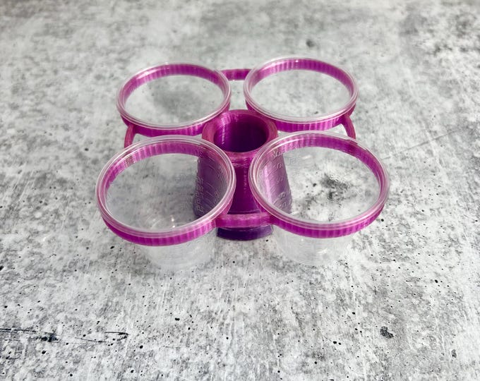 READ DESCRIPTION - Mixing Cup Holder - 1 oz (30ml) - 4 Count -- Scratch and Dent Sale