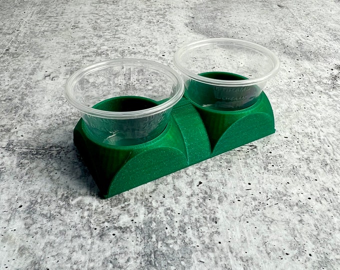 Mixing Cup Holder - 1 oz (30ml) - 2 Count - Green