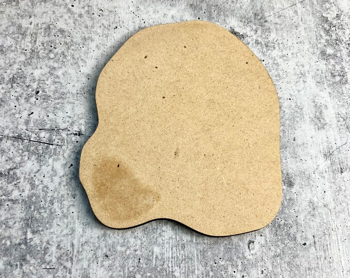 SCRATCH & DENT - Geode Blank for acrylic pouring or resin art - 1/4" MDF