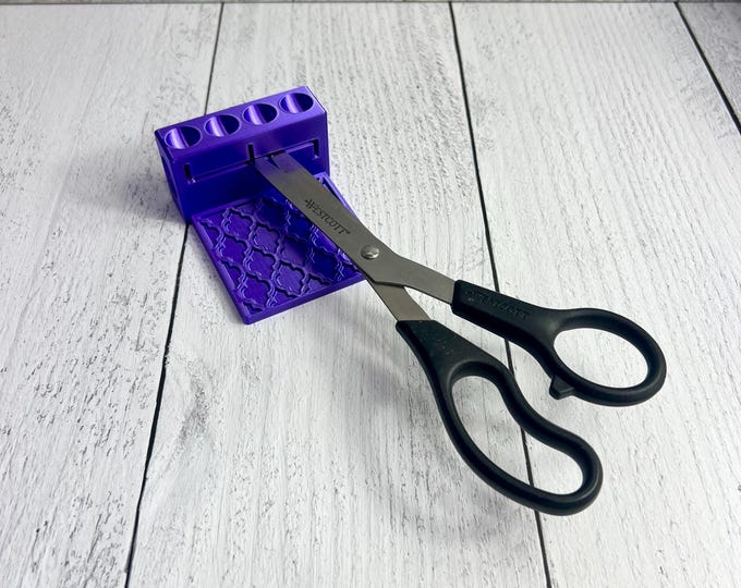 UV Adapter for Scissors - Glitter Scissor Adapter - Trauma Scissors - Purple