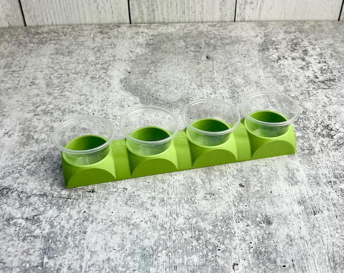 Mixing Cup Holder - 1 oz (30ml) - 4 Count - Green