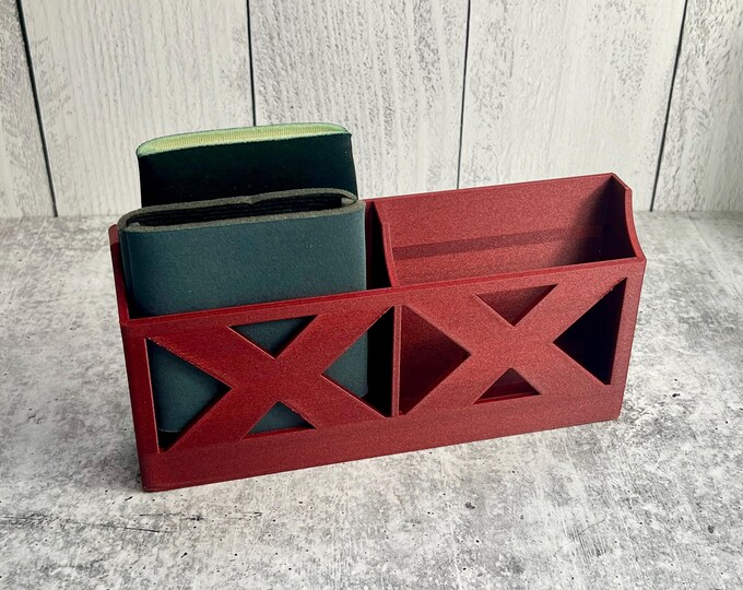Scratch & Dent Sale - 3D Printed Can Cooler Organizer - Can Cooler Holder - Kitchen Organizer -- Red