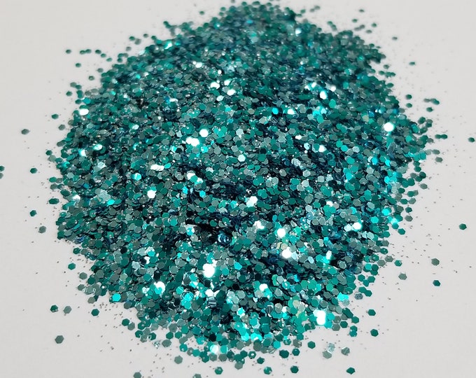 Chunky Blue, Silver Holographic Glitter Mix - Available in 1,2, or 4 oz
