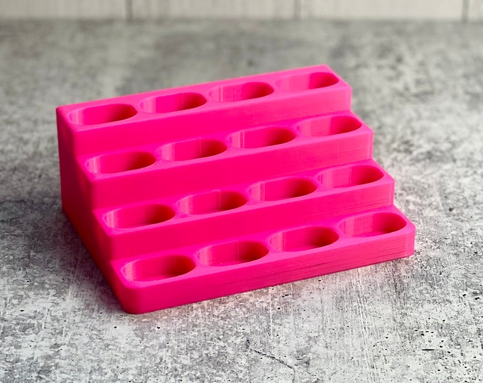 Alcohol Ink Storage - Cup Turner Accessory - Alcohol Ink Organizer - Neon Pink