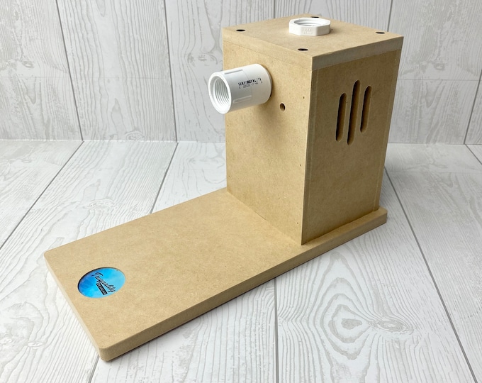 Tall Single Cup Turner with drying rack - Cuptisserie - One Cup Turner for Making Glitter Epoxy Tumblers