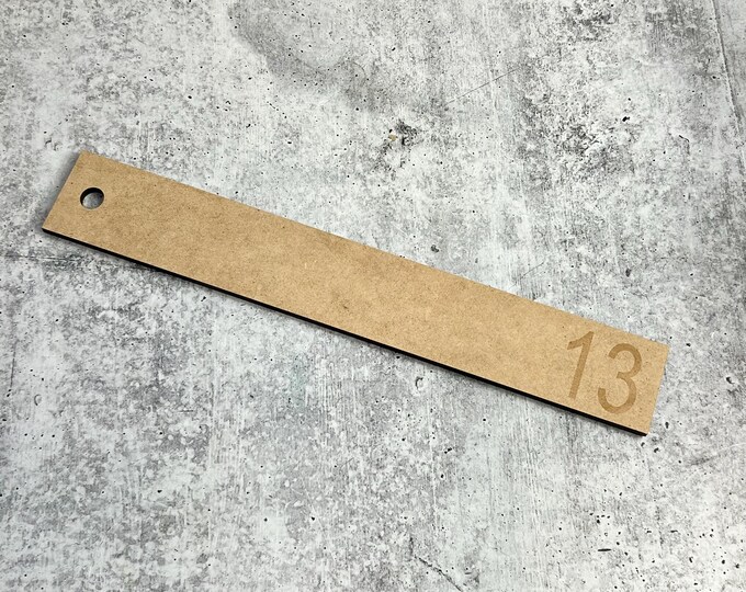READ DESCRIPTION - 13 Inch Ribbon Tail Ruler - Wreath Making, Ribbon Ruler- Scratch and Dent Sale