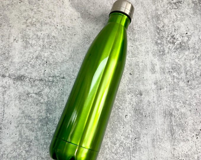 SCRATCH & DENT - Stainless Steel water bottle, 17 oz - GREEN