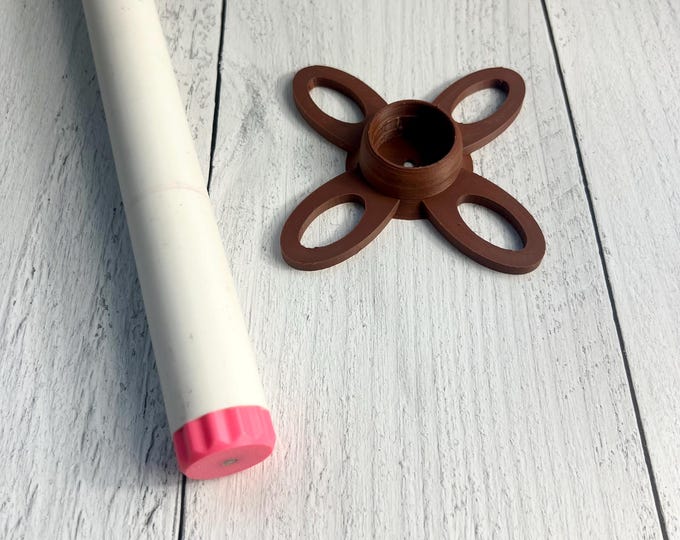 3D Printed Single Cup Drying Rack for Magnetic Arm - Tumbler Turner Accessory - Color May Vary
