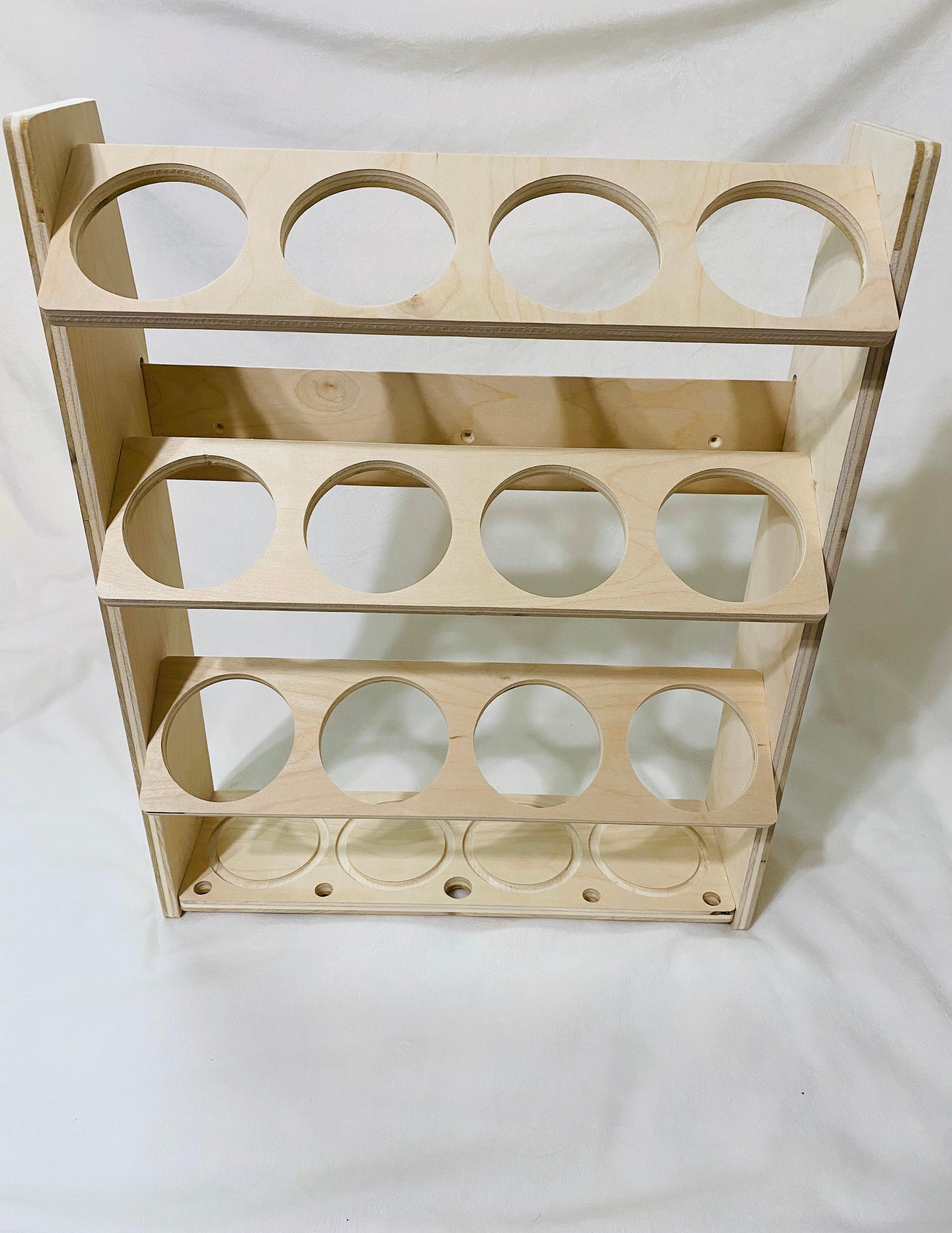 Wooden Paint Jar Holder (3x100ml) – Elenfhant