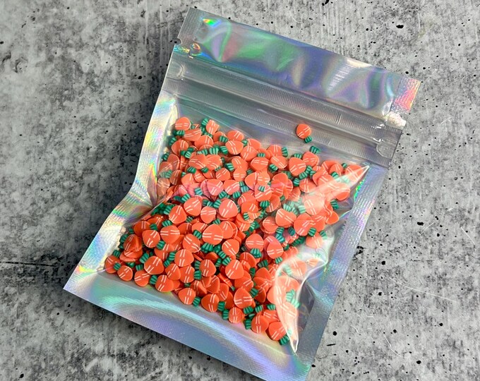 Carrot Polymer Clay Pieces - 1 oz or 1/2 oz - Easter - Spring - Slime