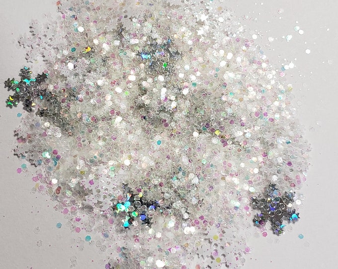 CLEARANCE - Let It Snow Glitter Mix - Available in 1/2 oz