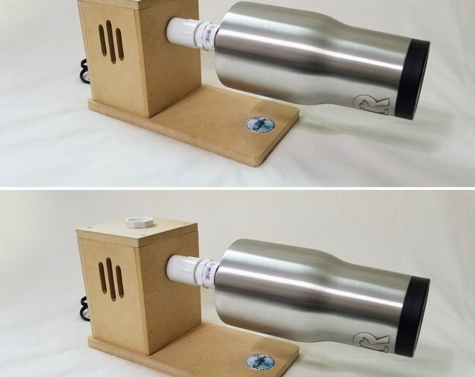 Two Single Cup Turners with drying rack - 5-6 rpm motor - One Cup Turner for Making Glitter Epoxy Tumblers