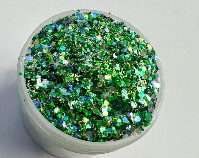 CLEARANCE - Evergreen Custom Glitter Mix - Available in 2 oz